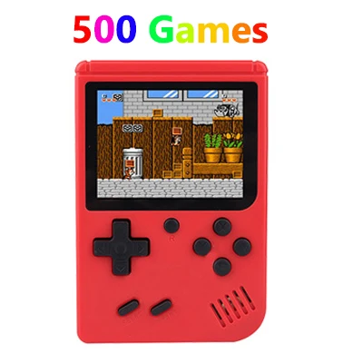 Red-500 Coolbaby RS-6 Ретро портативная мини портативная игровая консоль 8 бит 3,0 дюймов цветной ЖК-дисплей Детский Цветной игровой плеер Встроенные игры 168/500 - Цвет: Red-500