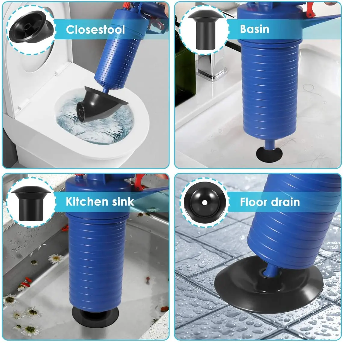 Пневматический вантуз|От засоров| |