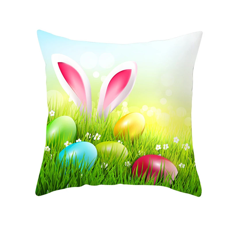 45*45 см 2020 повязка на голову с &quotкроличьими Happy Easter украшения для дома