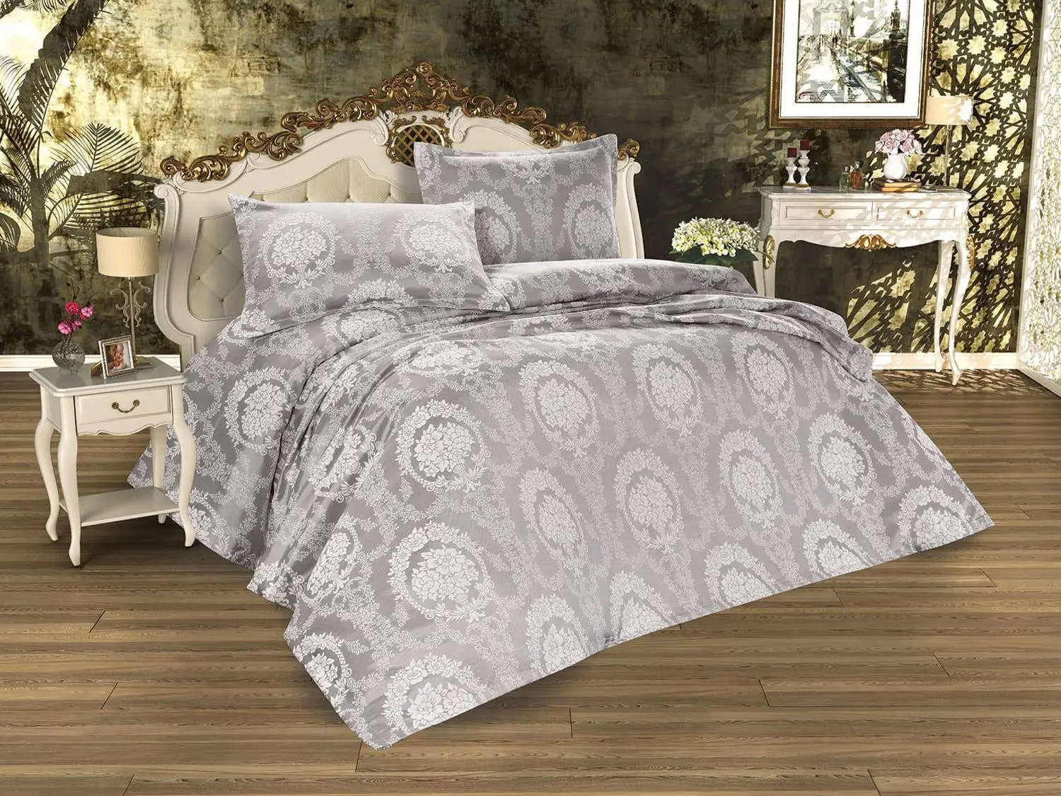 

sabella Double Bed Cover Set Gray