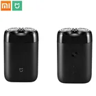 Xiaomi Mijia электробритва 2 плавающая головка Mi портативная Водонепроницаемая бритва для бритвы USB перезаряжаемая с сумкой для хранения светодиодная указка