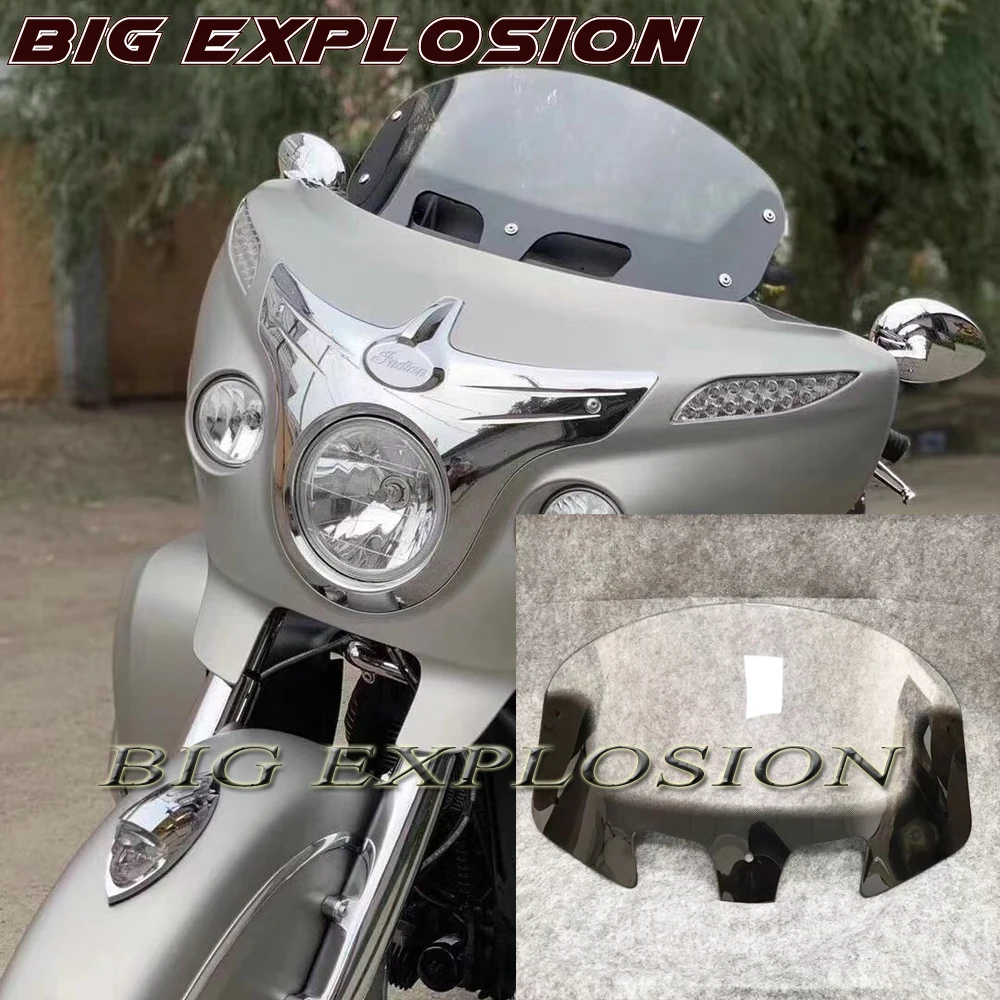 Мотоцикл 1" прозрачное ветровое стекло для индийского Chieftain- Roadmaster модели