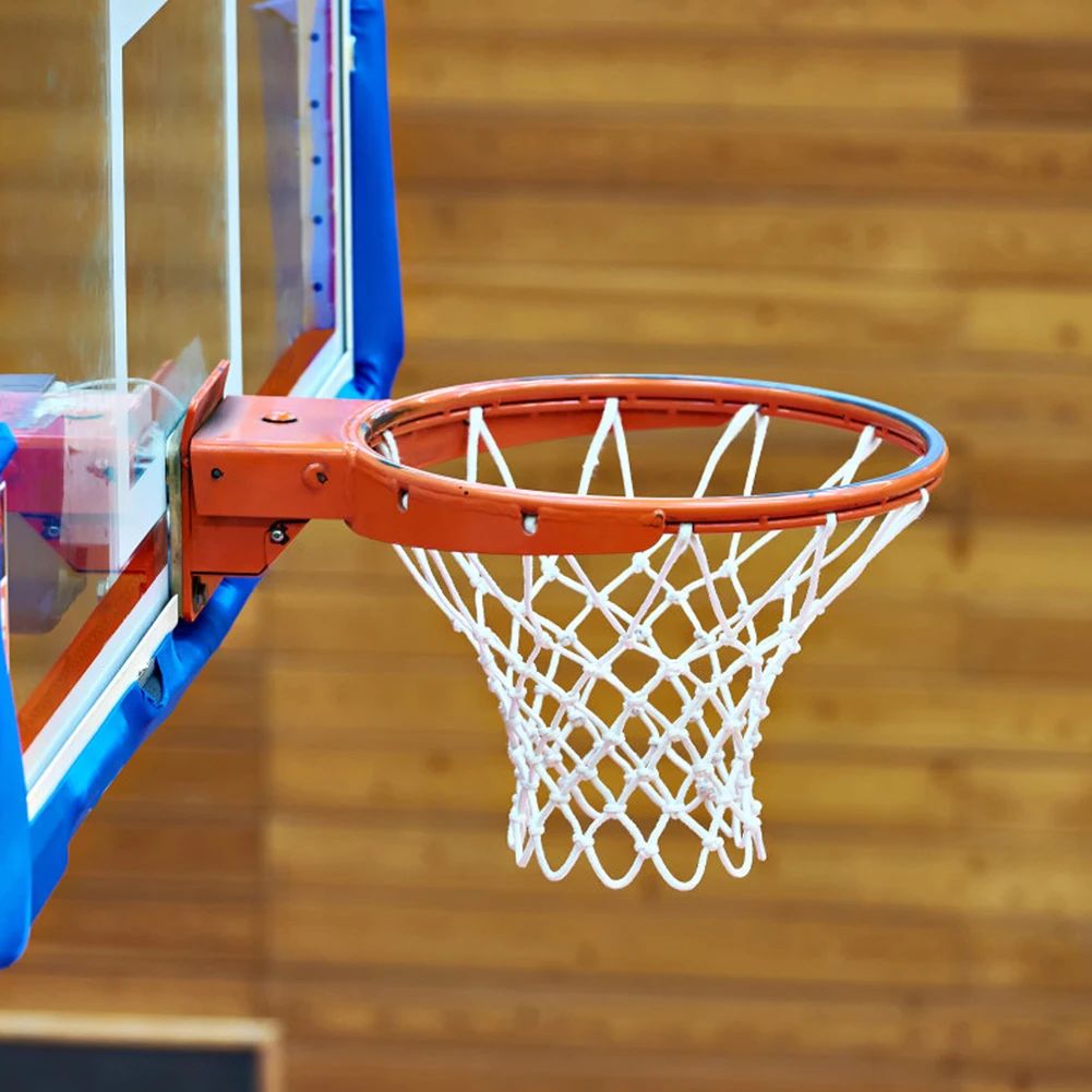 Баскетбольная сетка с оправой спортивный баскетбольный обруч металлическая для