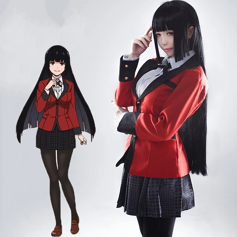 

Костюм для косплея юмэко джабами из аниме «Безумный Аниме», классная Униформа японских школьниц, полный комплект с жакетом, рубашкой, юбкой,...