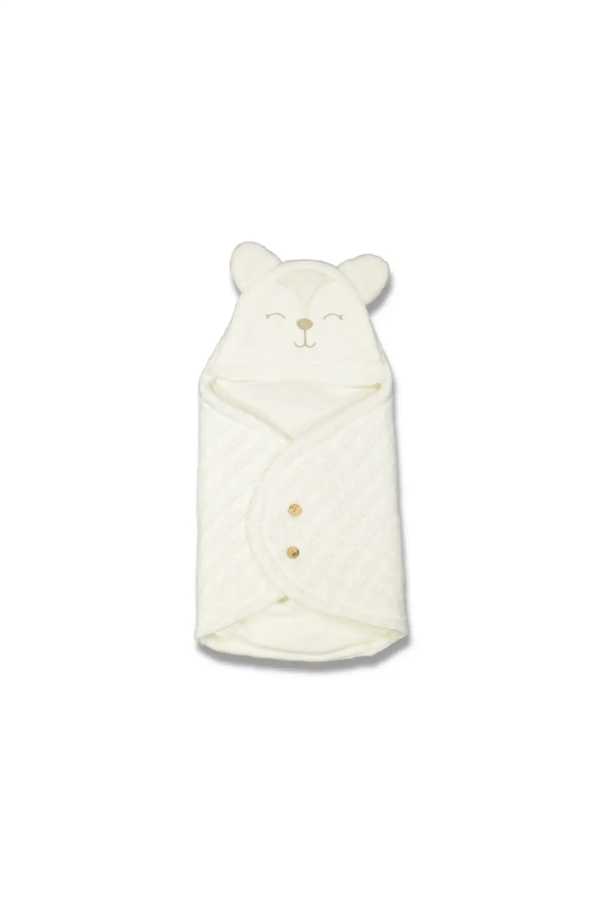 

Bebe Knitwear Hair Weave Cat Hat Swaddle