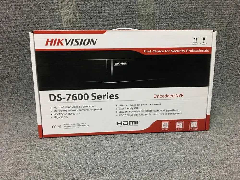 Оригинальная Hik английская версия DS 7608NI K2 7616NI 8CH 16CH Макс поддерживает 8MP IPC 4K H.265 NVR