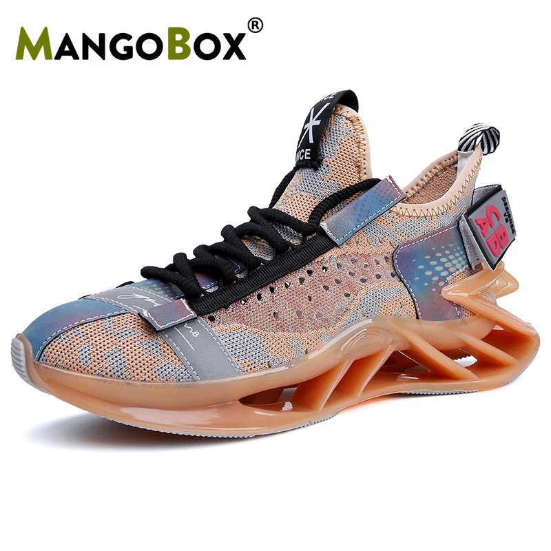 

Cool Night Road Running Shoes Man Athletics Reflective Socks Sneakers Male Blade Tennis Jogging Shoes for Man Training Walking