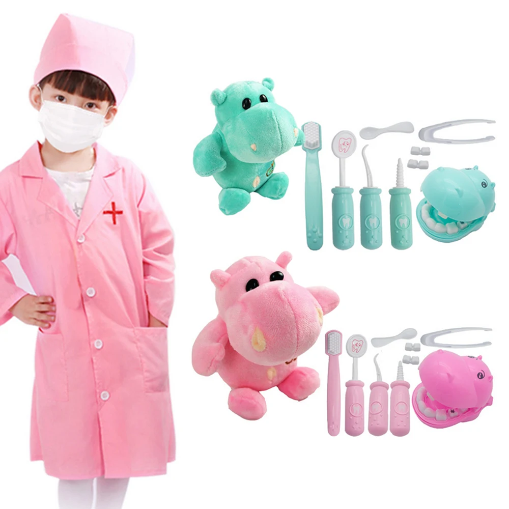 Детская модель зубов для стоматолога 9 шт. набор медицинских врачей Аксессуары