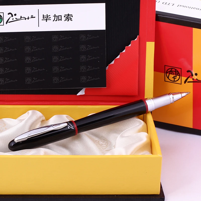 Роскошная гладкая роликовая Шариковая ручка Pimio Монмартра с 0 5 мм черными