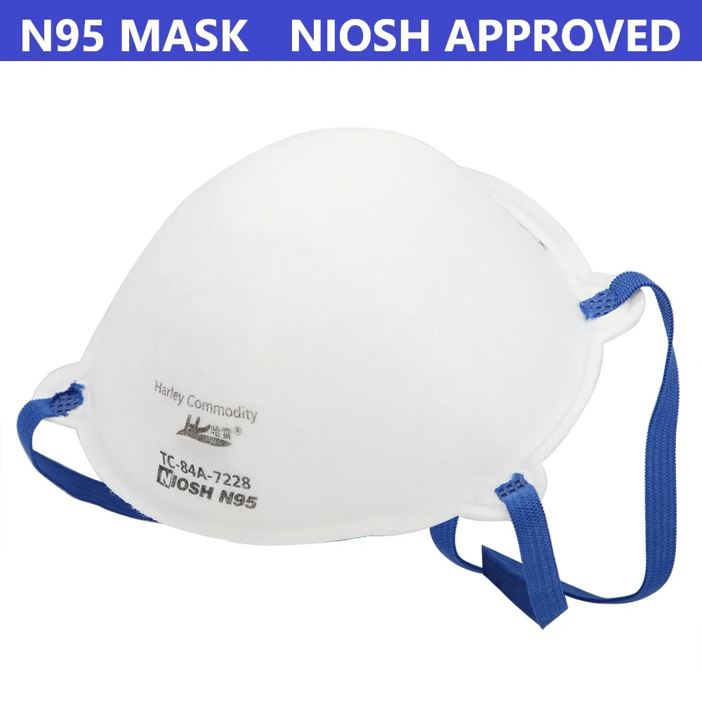 20 шт. маски N95 с одобрением NIOSH защитный респиратор Пылезащитная маска для лица