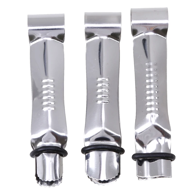 

3-pack Stainless Steel Cake Clip Lace Embossing Clips Crimping Pliers Mold DIY Crimper Cutter Cake Decorating Tools Accessories