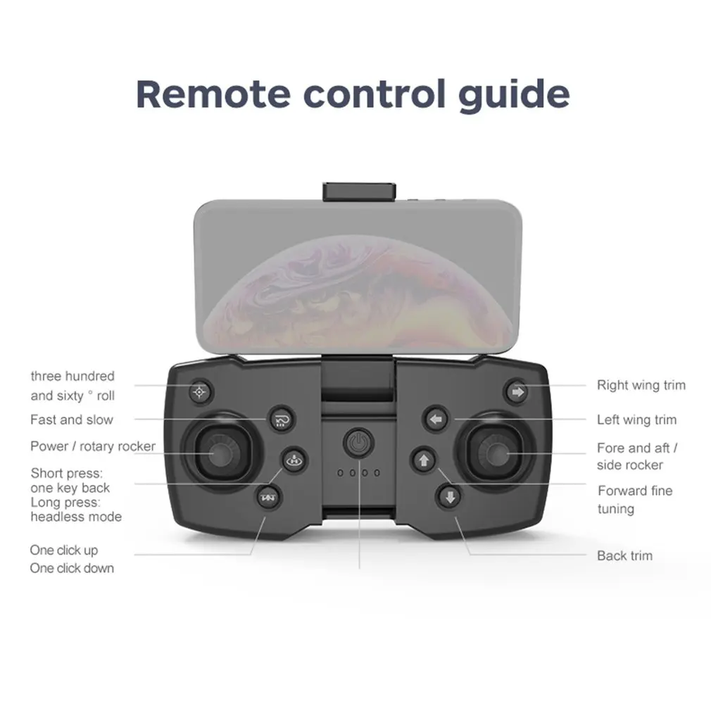 

S6 4K High Definition Pixel Drone Camera WIFI FPV Hight Hold Mode One Key Return Foldable Arm Quadcopter RC Drone For Kid Gift