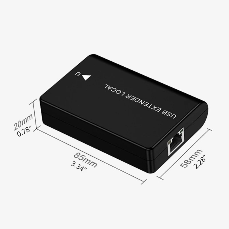 USB 2.0 Extender 60m Rj45 Ethernet Cat5e/6 for PC/Microphone/Webcam No Driver Needed Supports Multiple Operating System N7MC | Компьютеры
