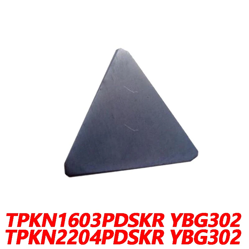 

100% Original TPKN TPKN1603PDSKR YBG302 TPKN2204PDSKR 10pcs Carbide insert Processed steel and stainless Steel High Quality
