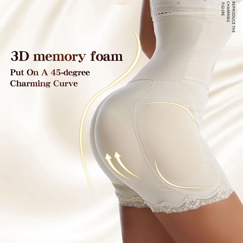 Женское тело Утягивающие трусы Сексуальное белье для подъема ягодиц трусики с
