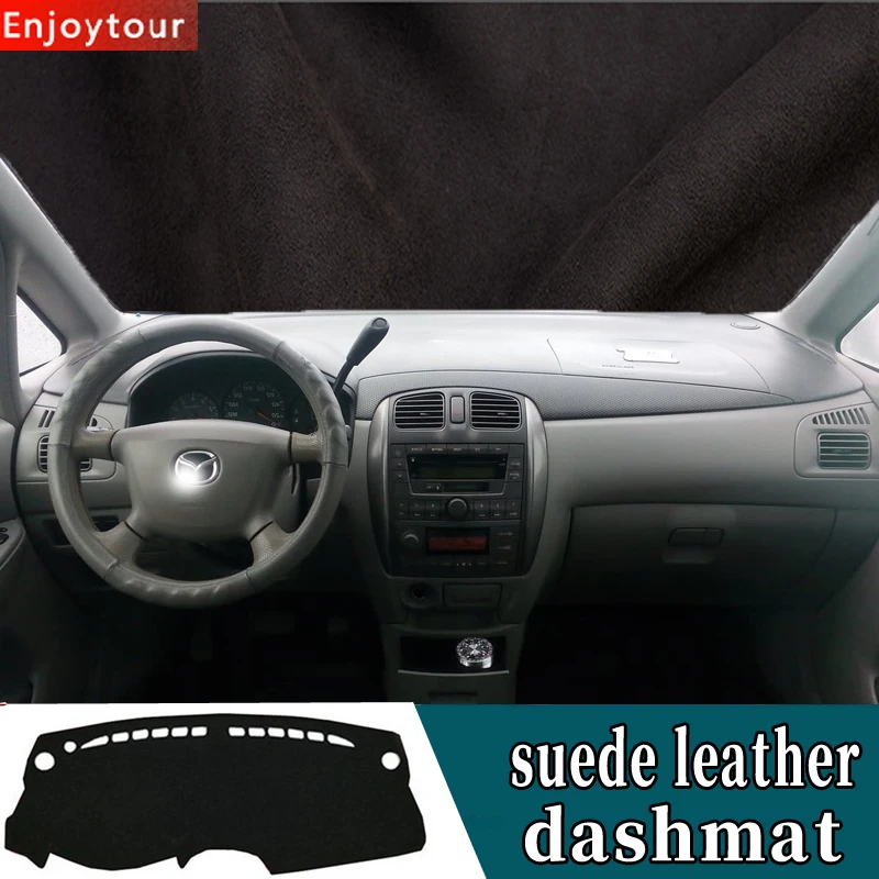 

For Mazda Premacy Mazda5 1999 2001 2002 2003 Suede Leather Dashmat Dashboard Cover Pad Dash Mat Car-styling Accessories Carpet
