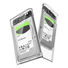 Чехол для внешнего жесткого диска 2,5 дюйма, прозрачный, USB 3,0-SATA