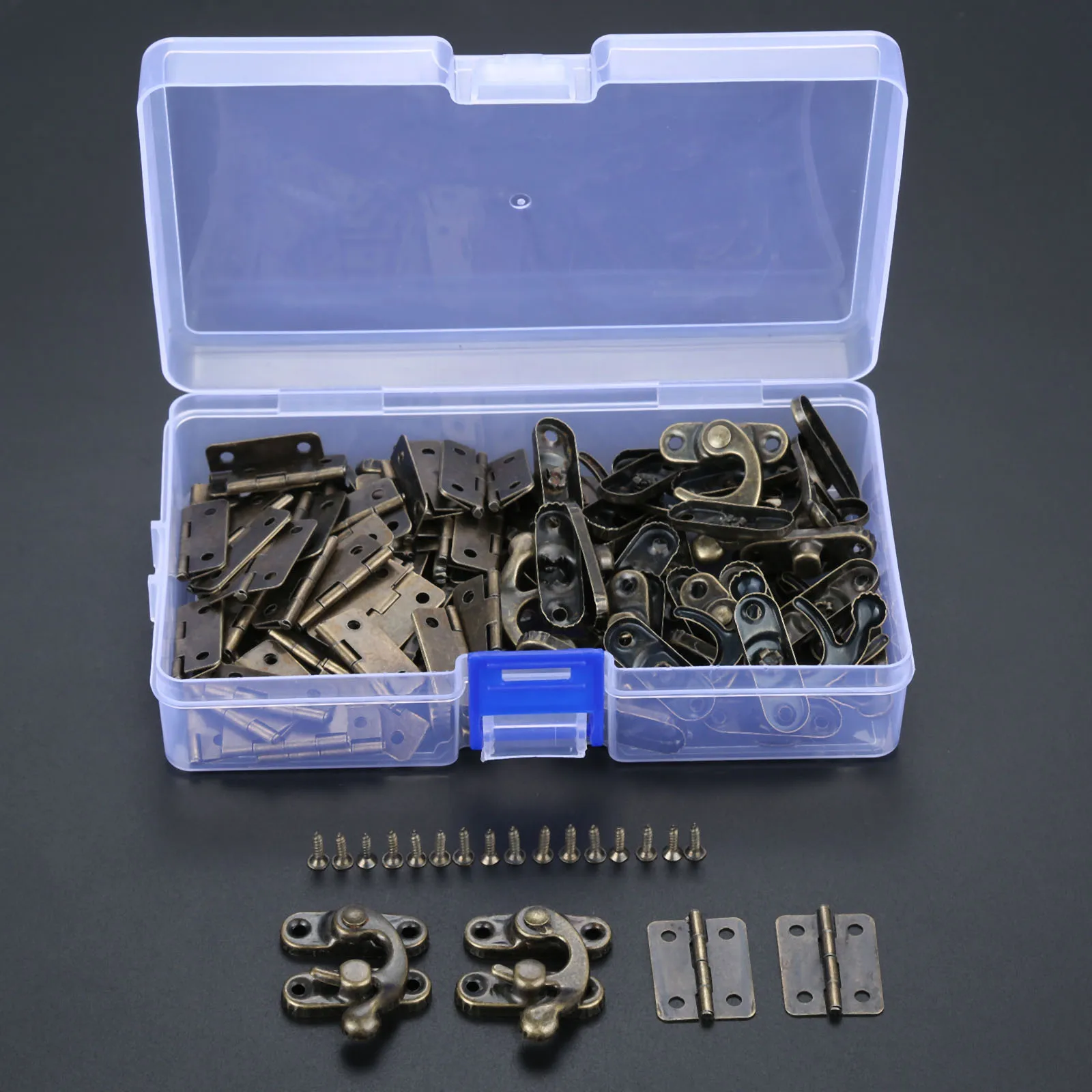 Декоративный замок DRELD Бронзовый рожок 24 шт.|Засовы| |