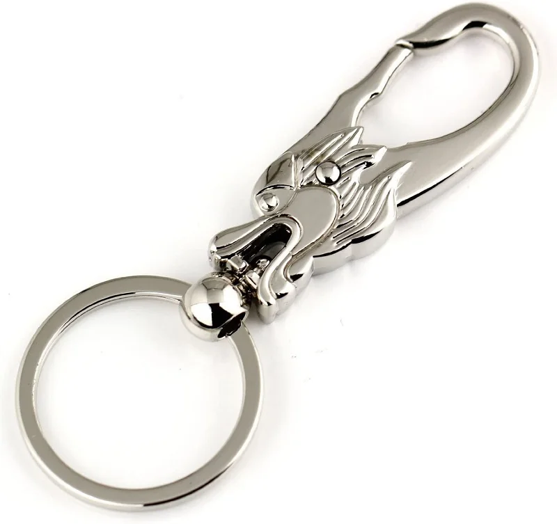 

high quality dragon keychain car key chain key holder creative waist hanging keychain sleutelhanger chaveiro llaveros hombre