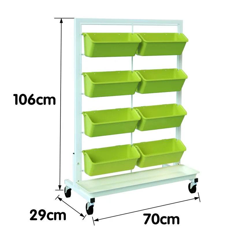 Напольная кованая Мобильная Цветочная стойка для пола Закрытая Балконная