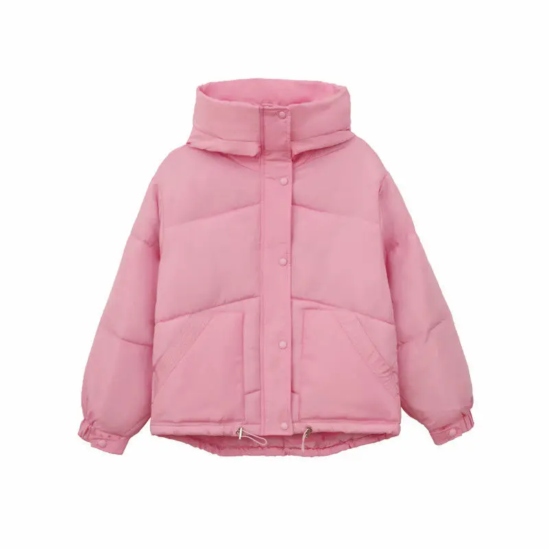 Куртка с хлопковой подкладкой зимние парки капюшоном женская теплая пуховая