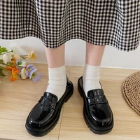japanese student shoes girly girl lolita shoes jk commuter uniform shoes loafer low heels casual mary jane shoes shoes 2022
