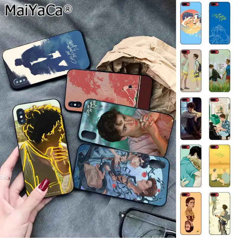 

MaiYaCa Coque Call Me By Your Name Phone Case Cover for Apple iphone 11 pro 8 7 66S Plus X XS MAX 5S SE XR Cases