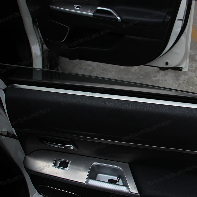 

Lsrtw2017 Car Door Window Strip Trims for Mitsubishi Outlander Sport Asx RVR 2011-2019 Interior Accessories Stainless Steel