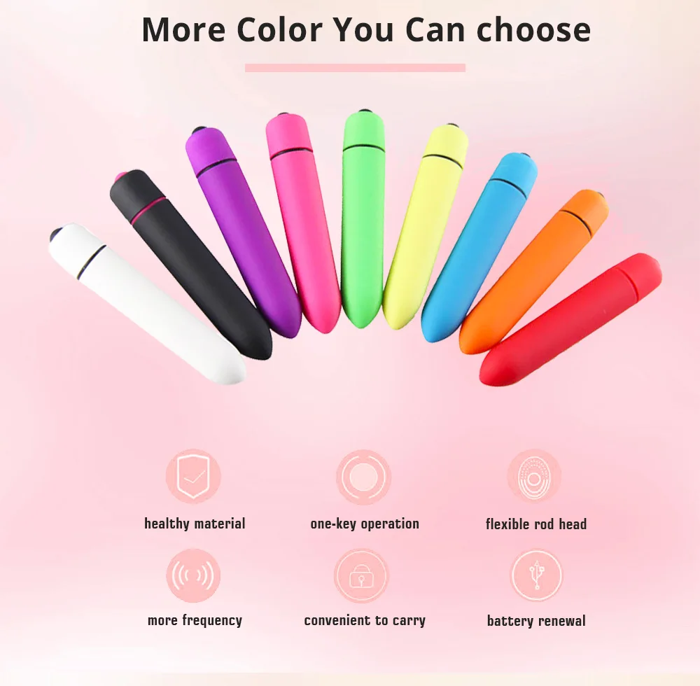 10 Скорость вибро пули вибратор мини пуля AV палочка для стимуляции точки G Viberator