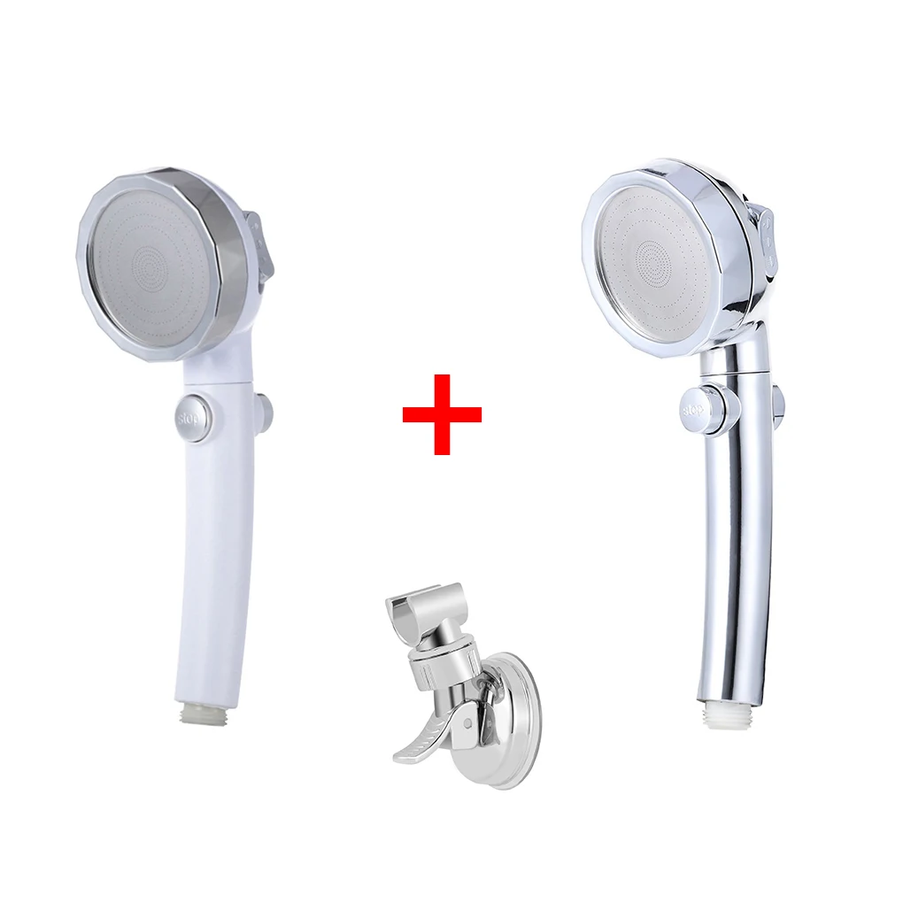 

Pressurized Shower Head High Pressure Water Saving Bracket Adjustable Sprayer Bathroom Accessories Shower Set