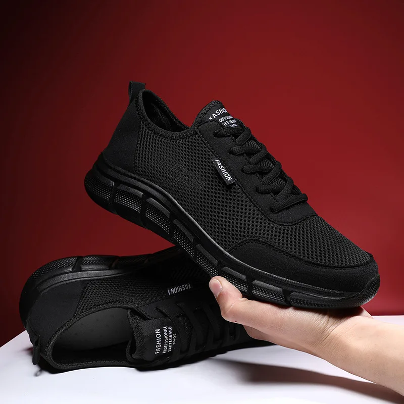 

Men's Casual Shoes Mesh Sneakers 2021 Outdoor Comfortable and Breathable Hiking Shoes Large Size Lightweight Men's Sneakers