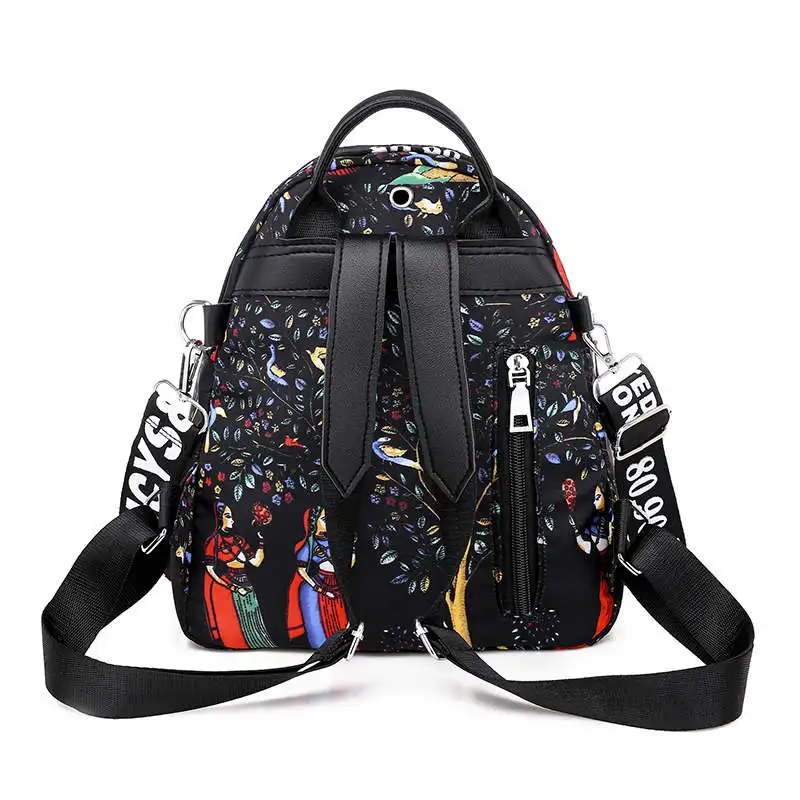 Новинка 2020 женская сумка модный тренд темперамент принт женский рюкзак