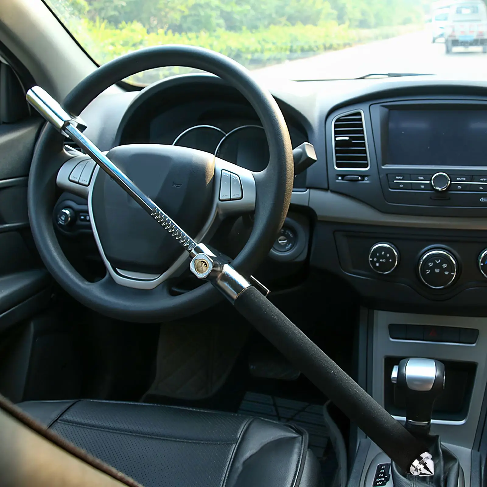 

Anti-thief Universal Retractable Sawing Resistant Steering Wheel Lock Car Steering Lock Steering Wheel Immobiliser for Van Car