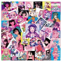 50pcs sexy kawaii girl stickers for notebooks laptop adesivos craft supplies scrapbooking material vintage stickers aesthetic