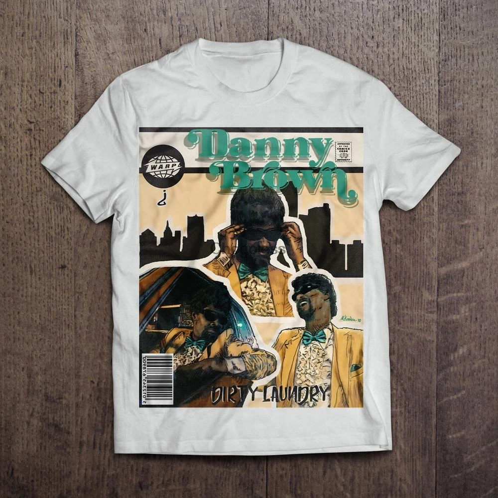 

Danny Brown Dirty Laundry Comic Unisex Heavy Cotton Tee Shirt
