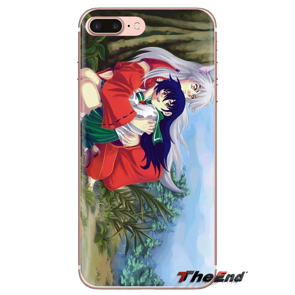 Для iPhone XS Max XR X 4 4s 5 5S 5C SE 6 6S 7 8 Plus samsung Galaxy J1 J3 J5 J7 A3 A5 Аниме часы InuYasha онлайн Мягкая