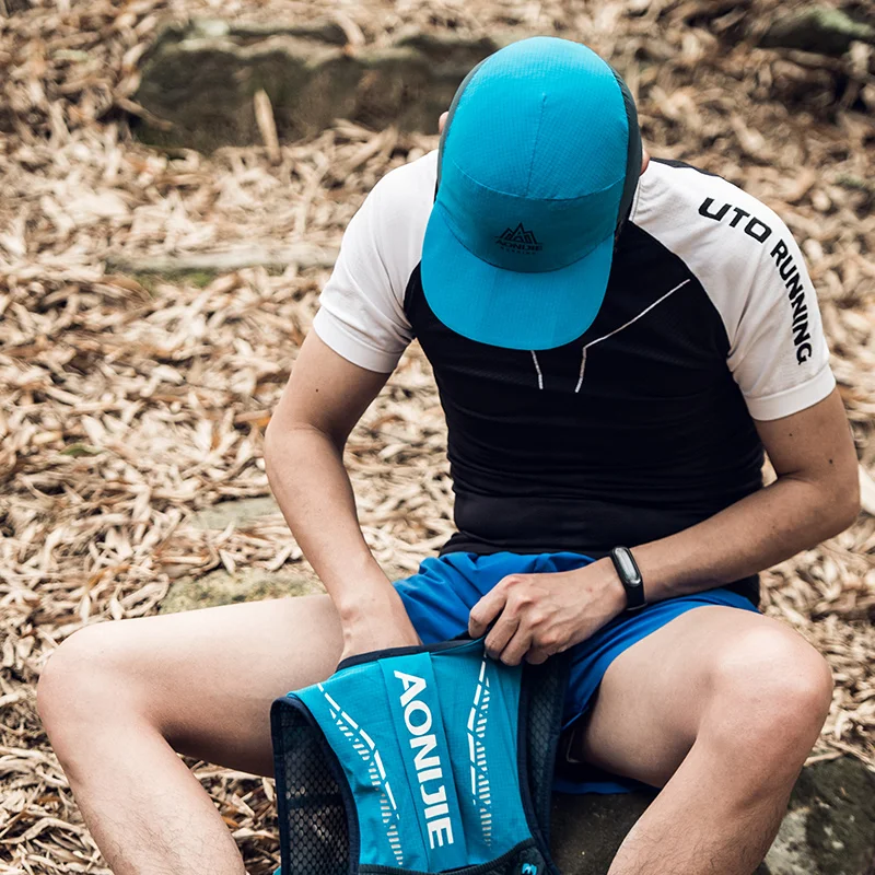 AONIJIE-2021 New Outdoor Men Women Quick Dry Sports Visor Cap Beach Golf Fishing Marathon Running Cycling Visor Cap E4107