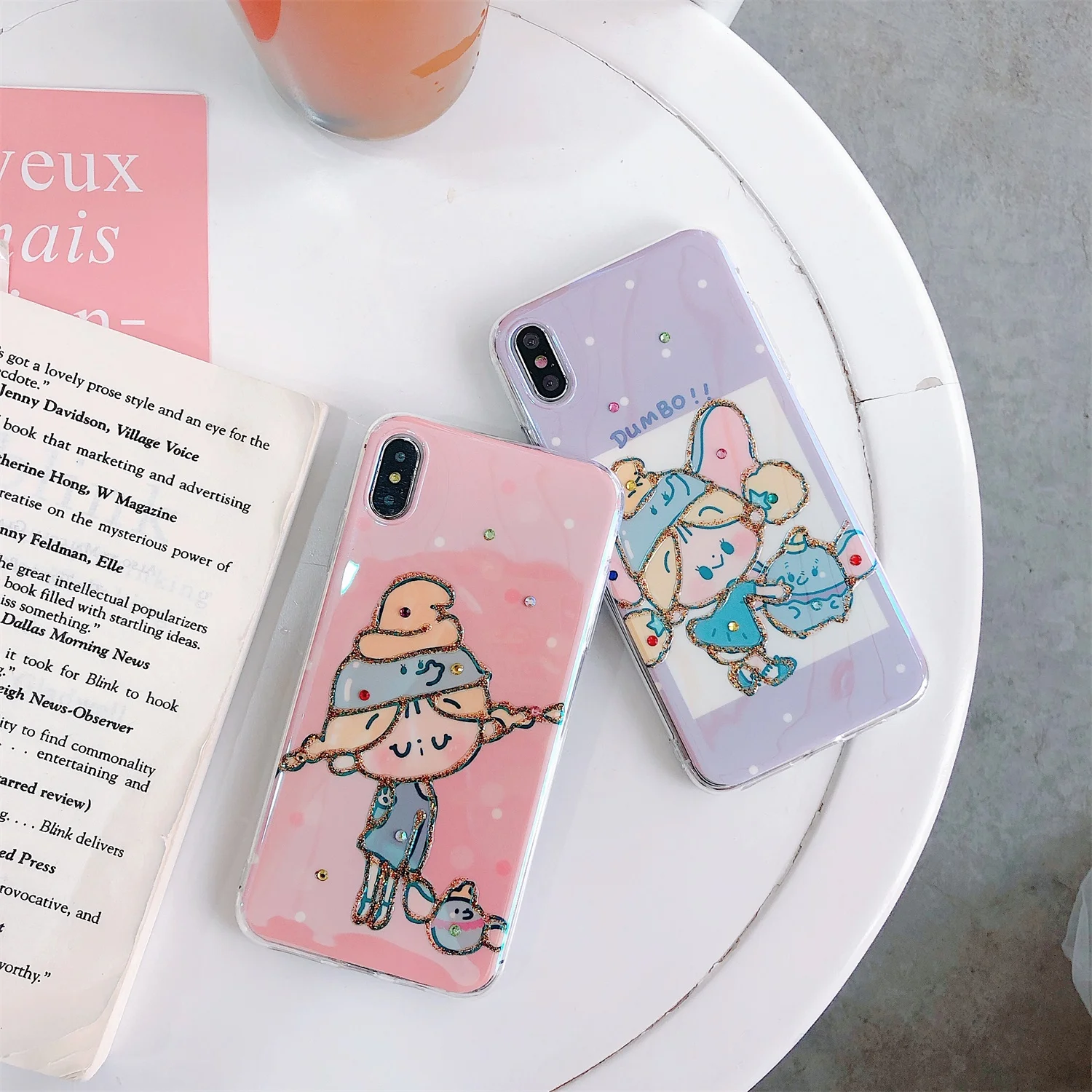 LISCN мультяшный чехол для телефона IPhone 7Plus 8 Plus 6Plus 6 6S 7 11 pro Max X XR блестящий Iphone