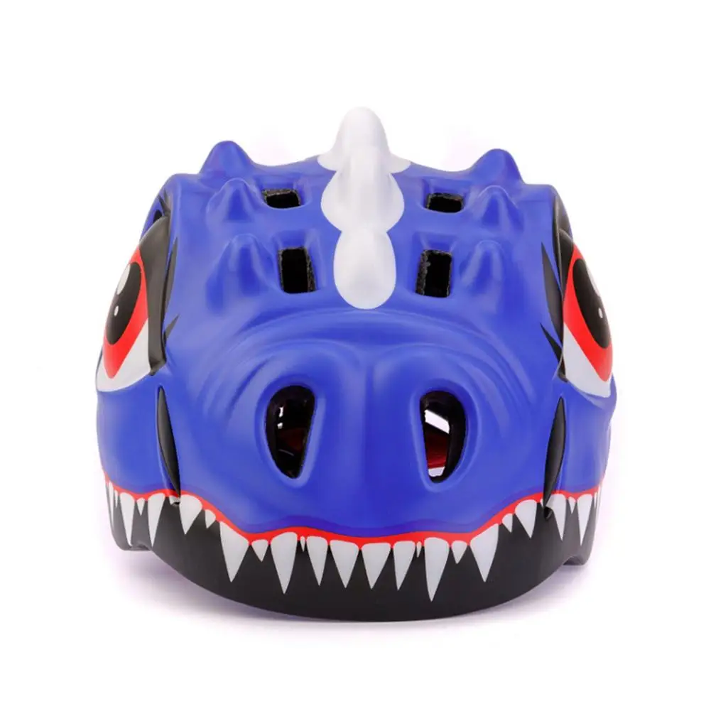 Детский мультяшный шлем с милым динозавром легкие Регулируемые дышащие