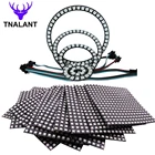 WS2812B 5050 RGB светодиодная цифровая панель Гибкая Матрица 8x8 16x16 8x32 пиксельный экран WS2812 кольцевая индивидуально Адресуемая DC5V