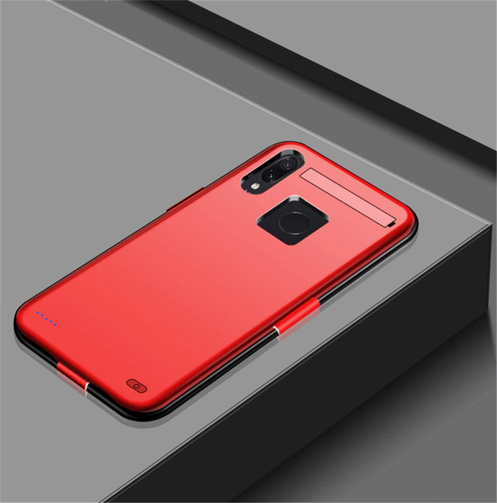 5500mAh ударопрочный аккумулятор зарядное устройство чехол для Xiaomi Redmi Note 7 внешний блок питания чехол для Redmi Note 7 Pro задняя крышка