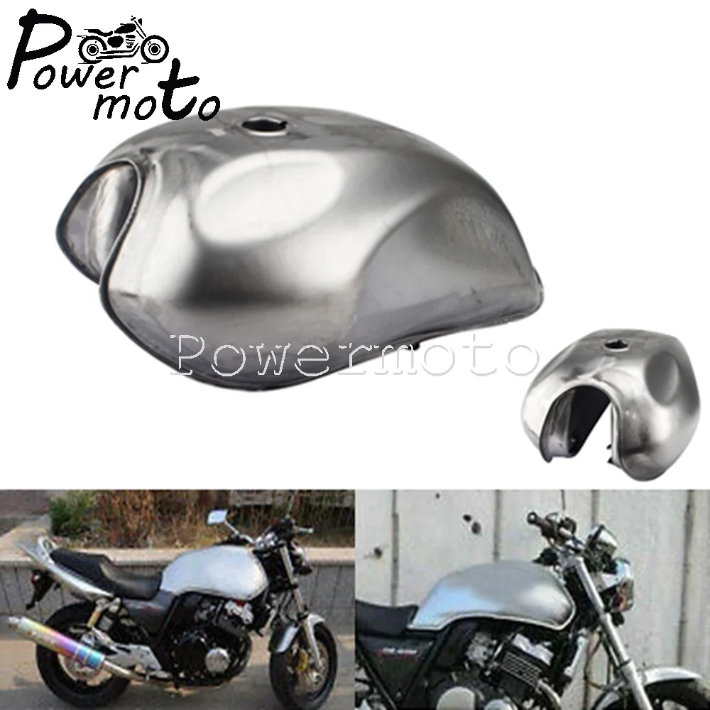 

Motorcycle Universal Steel Fuel Gas Oil Tanks For Cafe Racer Honda Kawasaki Suzuki Yamaha RD50 RD350 RD400 B-MW R100 R Series