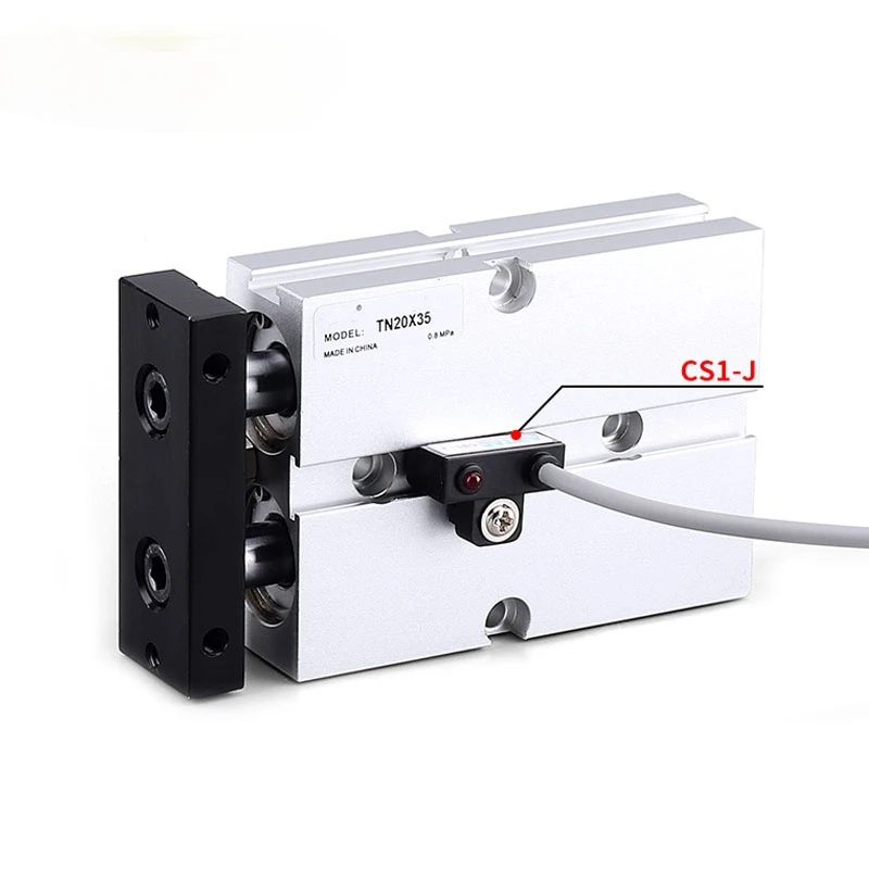 Двойной пневматический цилиндр типа TN диаметр 20 мм отверстие 10 16 25 32 дюйма