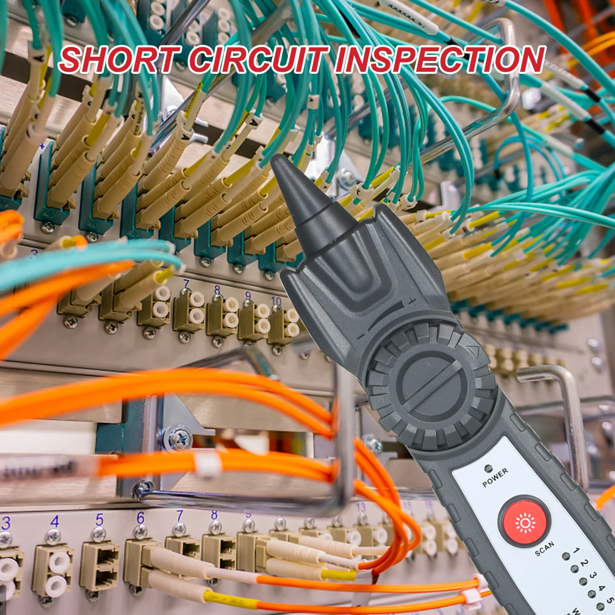 

Многофункциональный кабельный тестер RJ11 RJ45, прибор для обнаружения телефонных и сетевых линий с наушниками для обслуживания сети