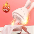 Кролик Женский, вибратор для точки G, игрушки с подогревом, присоска, лижущий оральный Стимулятор клитора, эротическая секс-игрушка для женщин