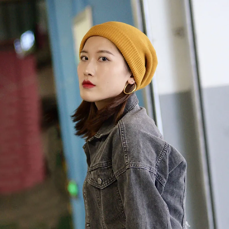 

Beanie Hat for Women Men Winter Hat Knitted Autumn Skullies Hat Unisex Ladies Warm Bonnet Cap