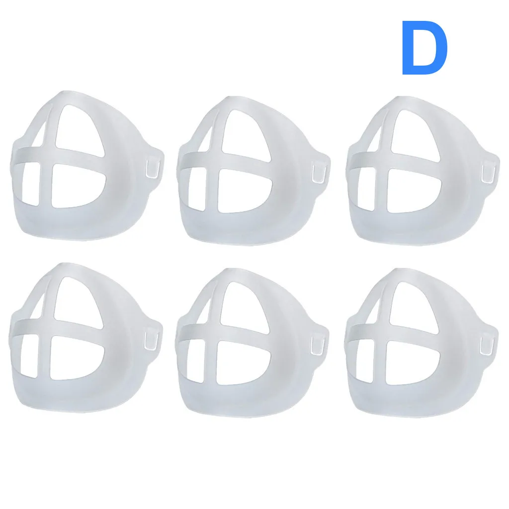 Breathable Mouth Mask Breathing Assist Inner Cushion Bracket Food Grade Prevent Lipstick Off Holder Children 2/3/4/6pc |