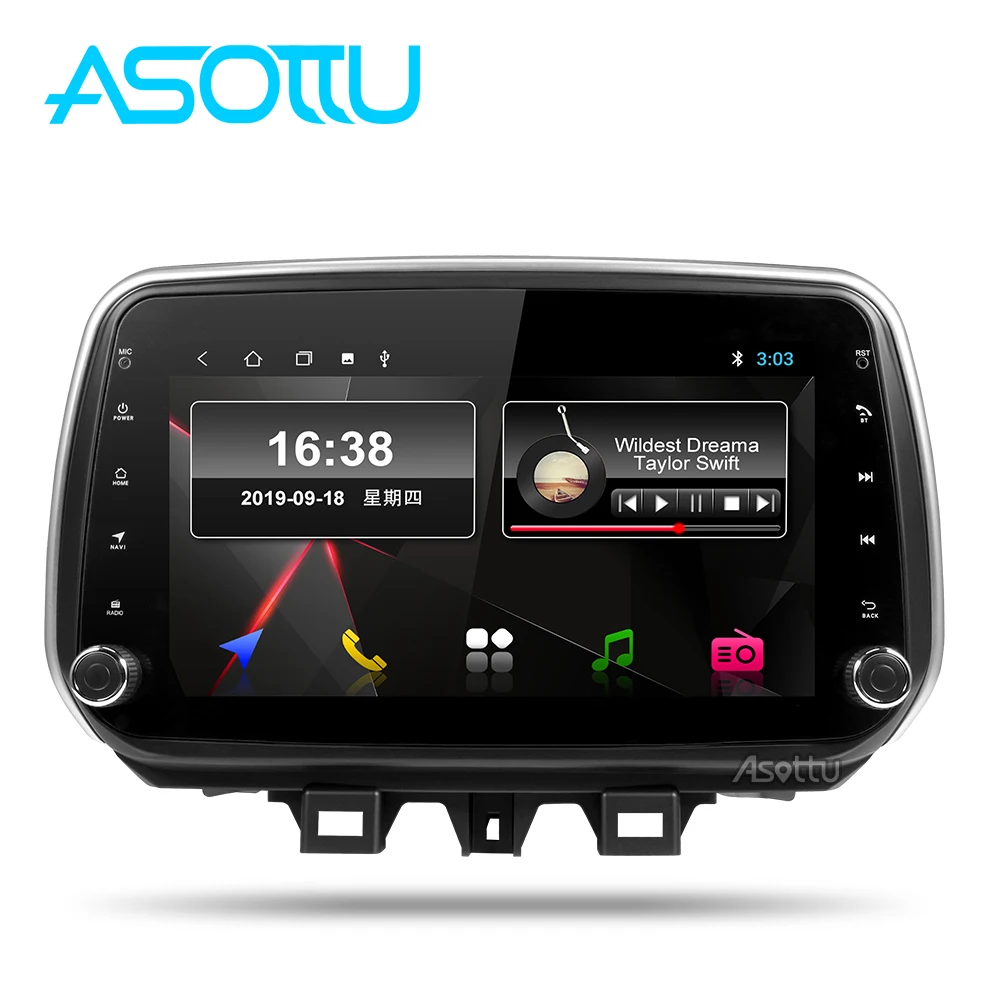 Asottu PX30 DSP android 9 0 автомобильный dvd для hyundai Tucson ix35 2018 2019 gps навигатор raido видео плеер