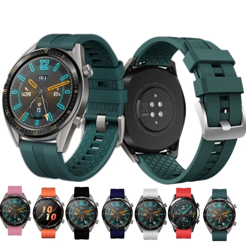 

huawei watch gt 2 strap for samsung gear s3 frontier galaxy watch 3 46mm 45mm 41mm 22mm watch band correa huawei watch gt 2/2e