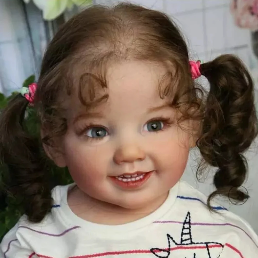 

28 Inch Beginner Reborn Doll Kit Funny Unpainted Mould DIY Making With Eyes Cammi Sweet Baby Soft Touch Newborn Sleeping Vinyl